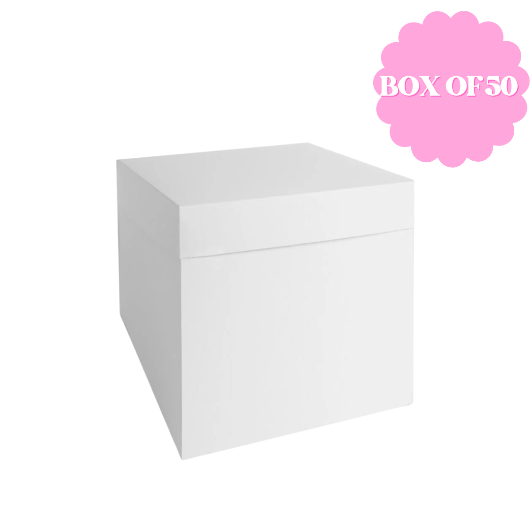 THE BAKING COMPANY - Matt White Tall Cake Box