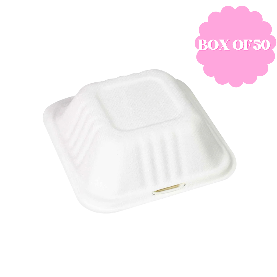 BULK White Bento Cake Box - 100 pack