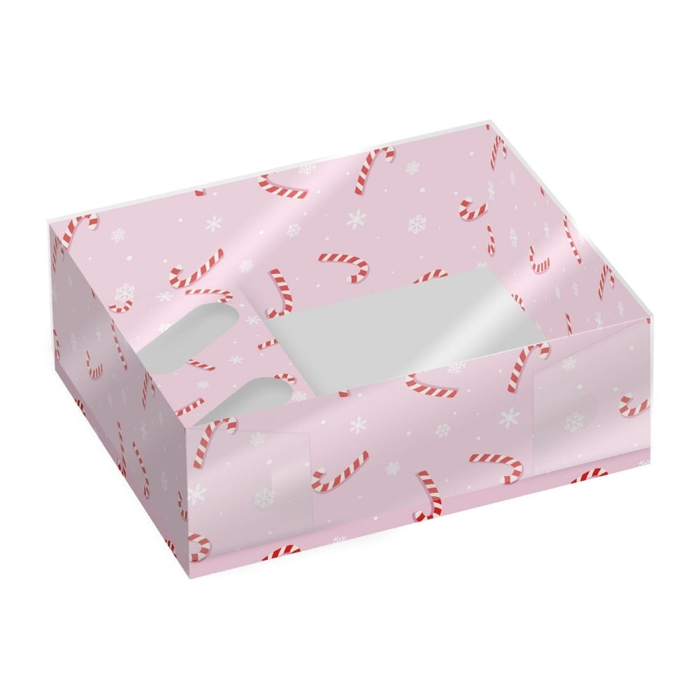 Candy Canes Hamper & Cupcake Box - Pack of 2