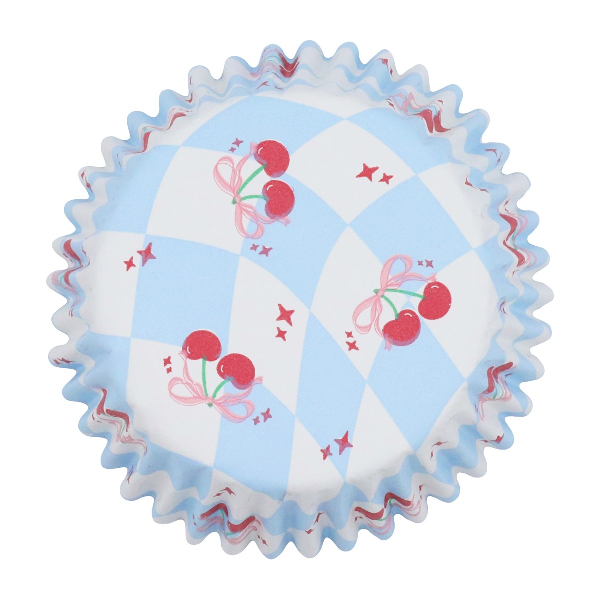 Vintage Foil-Lined Cupcake Cases - Tied with a Little Bow (Pack of 30)