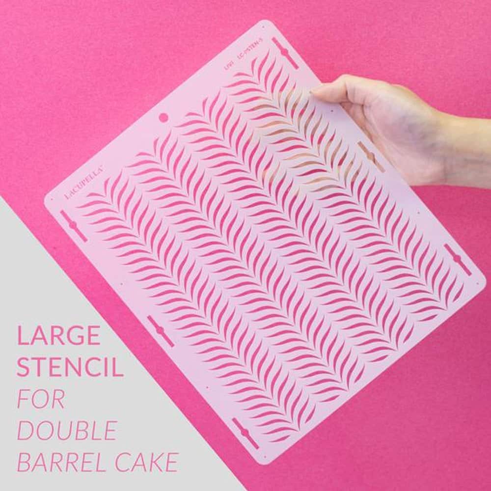 Lacupella Seamless Pattern Cake Stencil - DILAN