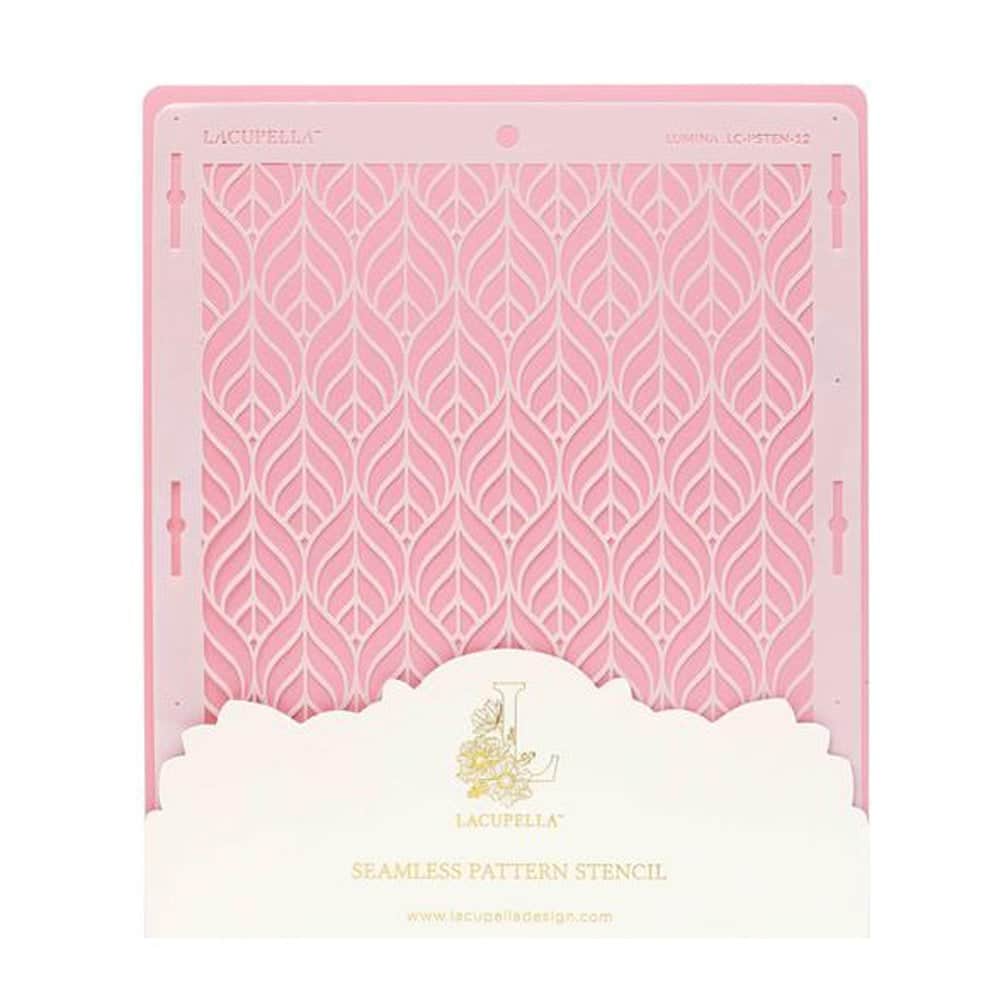 Lacupella Seamless Pattern Cake Stencil - LUMINA