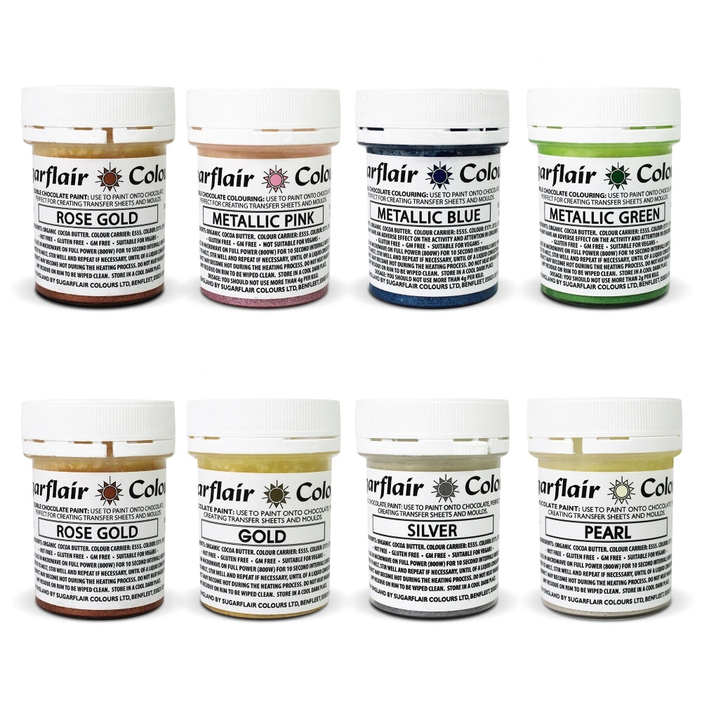 SUGARFLAIR - Lustre Chocolate Paint 35g