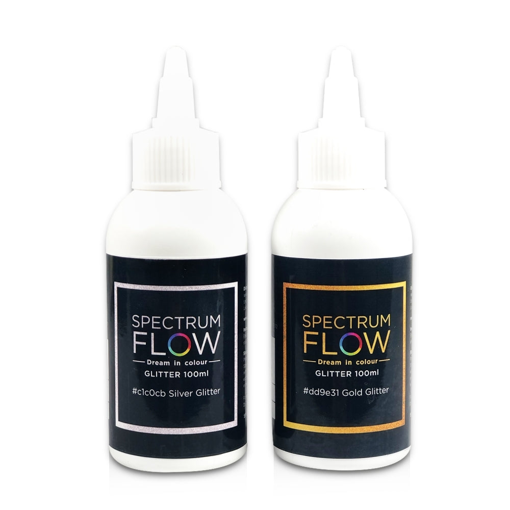 SPECTRUM FLOW - Glitter Airbrush Paint For Chocolate And Sugarpaste 100ml