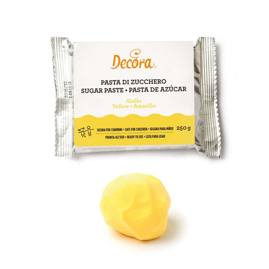 Decora Sugar paste - Yellow 250g