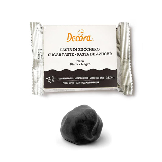 Decora Sugar paste - Black 250g
