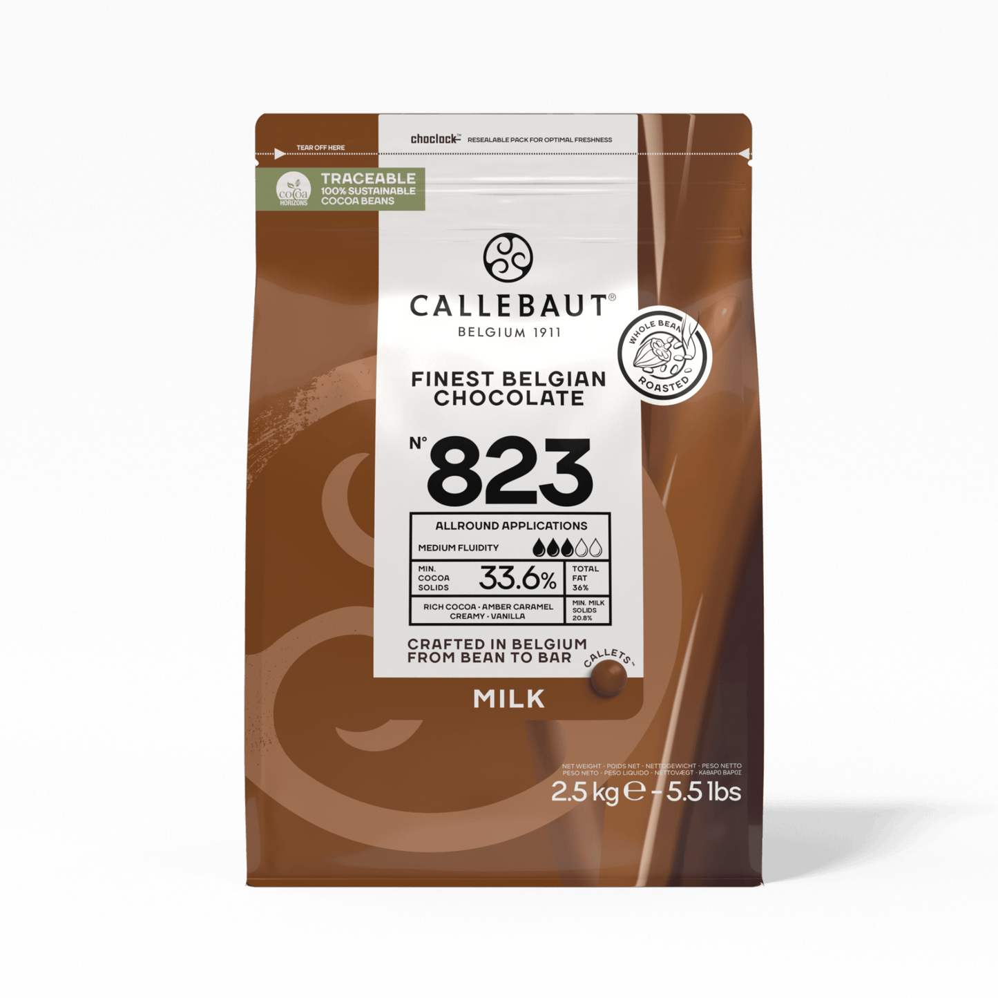 CALLEBAUT - Mlik Chocolate Callets