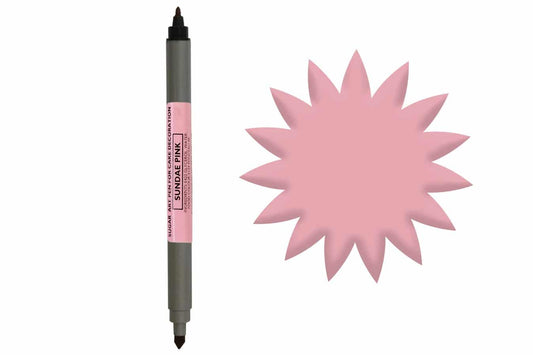 SUGAR ART DOUBLE ENDED PEN - SUNDAE PINK