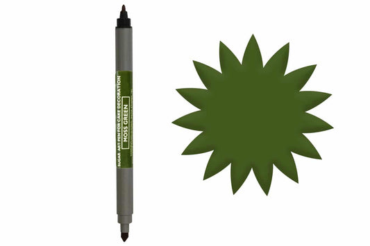 SUGAR ART DOUBLE ENDED PEN - MOSS GREEN