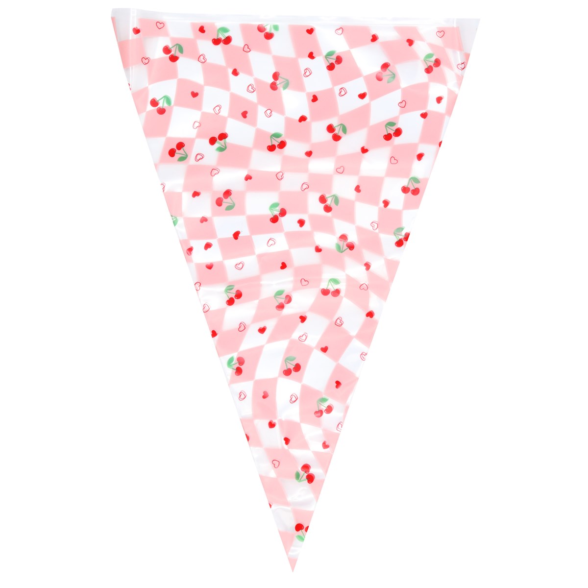 12 Disposable Icing Piping Bags - Cherry Checkerboard