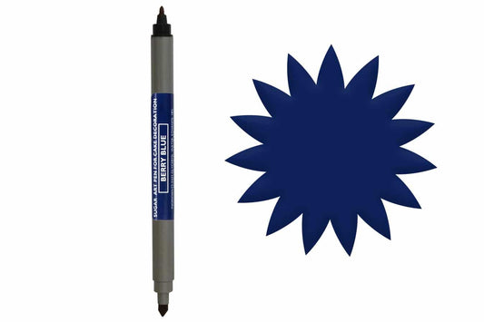 SUGAR ART DOUBLE ENDED PEN - BERRY BLUE