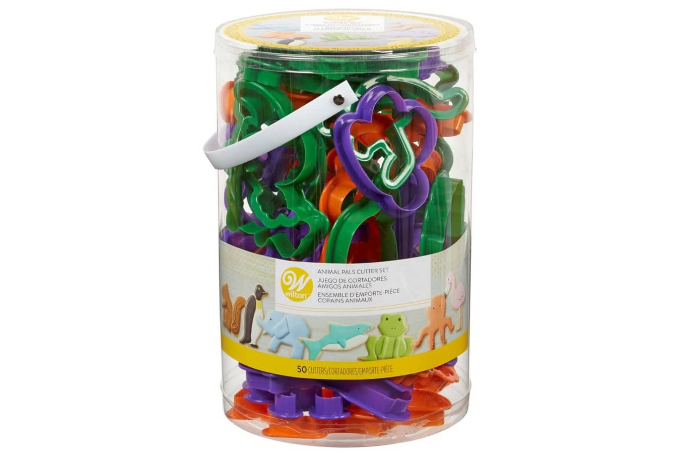 WILTON : ANIMAL PALS COOKIE CUTTER SET - 50 PIECES