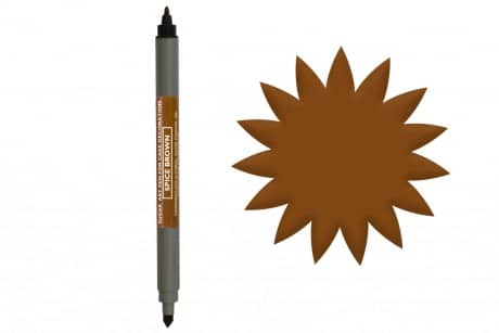 SUGAR ART DOUBLE ENDED PEN - SPICE BROWN