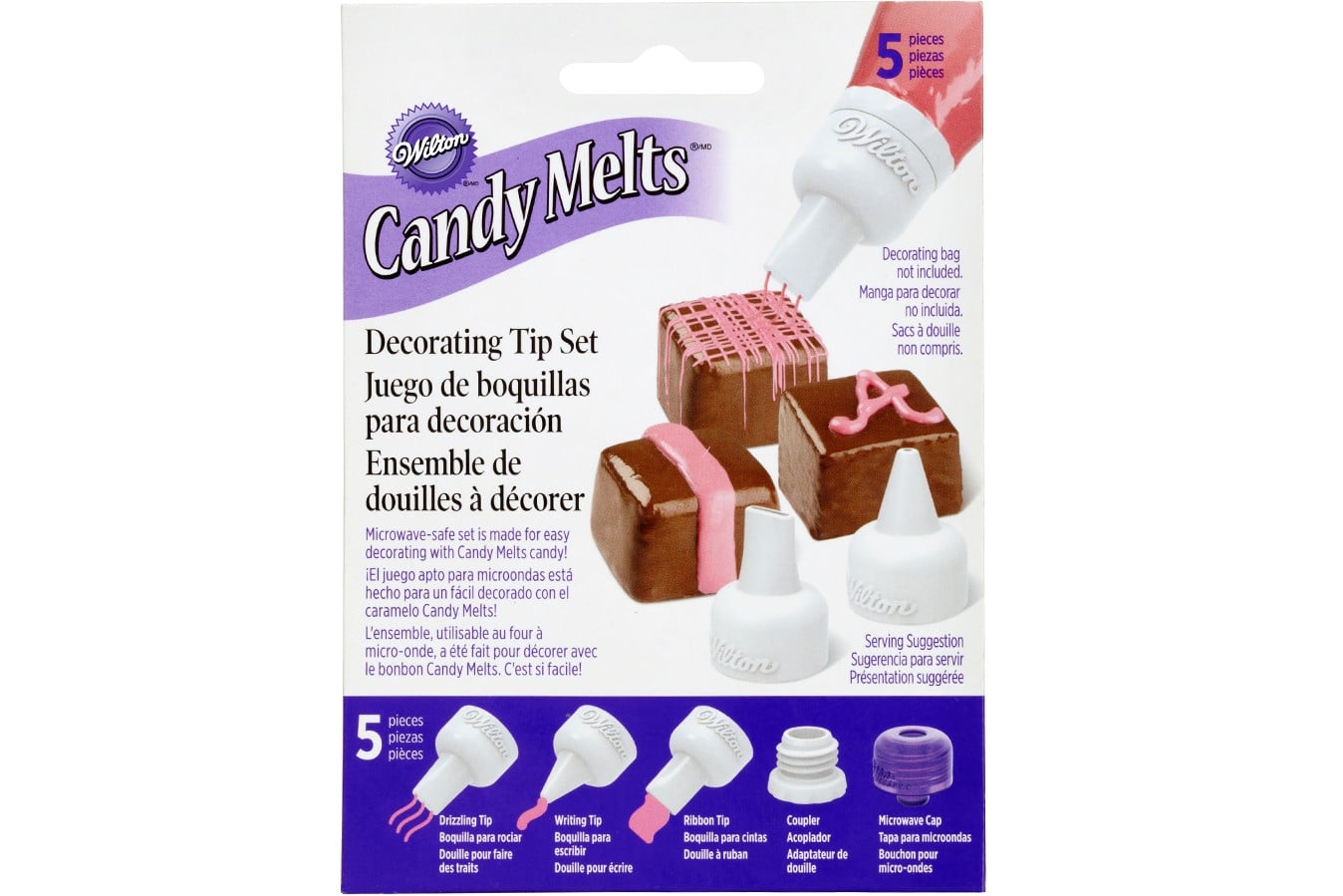 Wilton Decorating Tip Set for Candy Melts