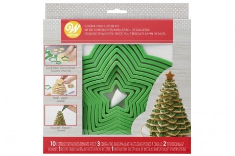 WILTON : COOKIE CHRISTMAS TREE CUTTER SET - SET OF 15 CUTTERS