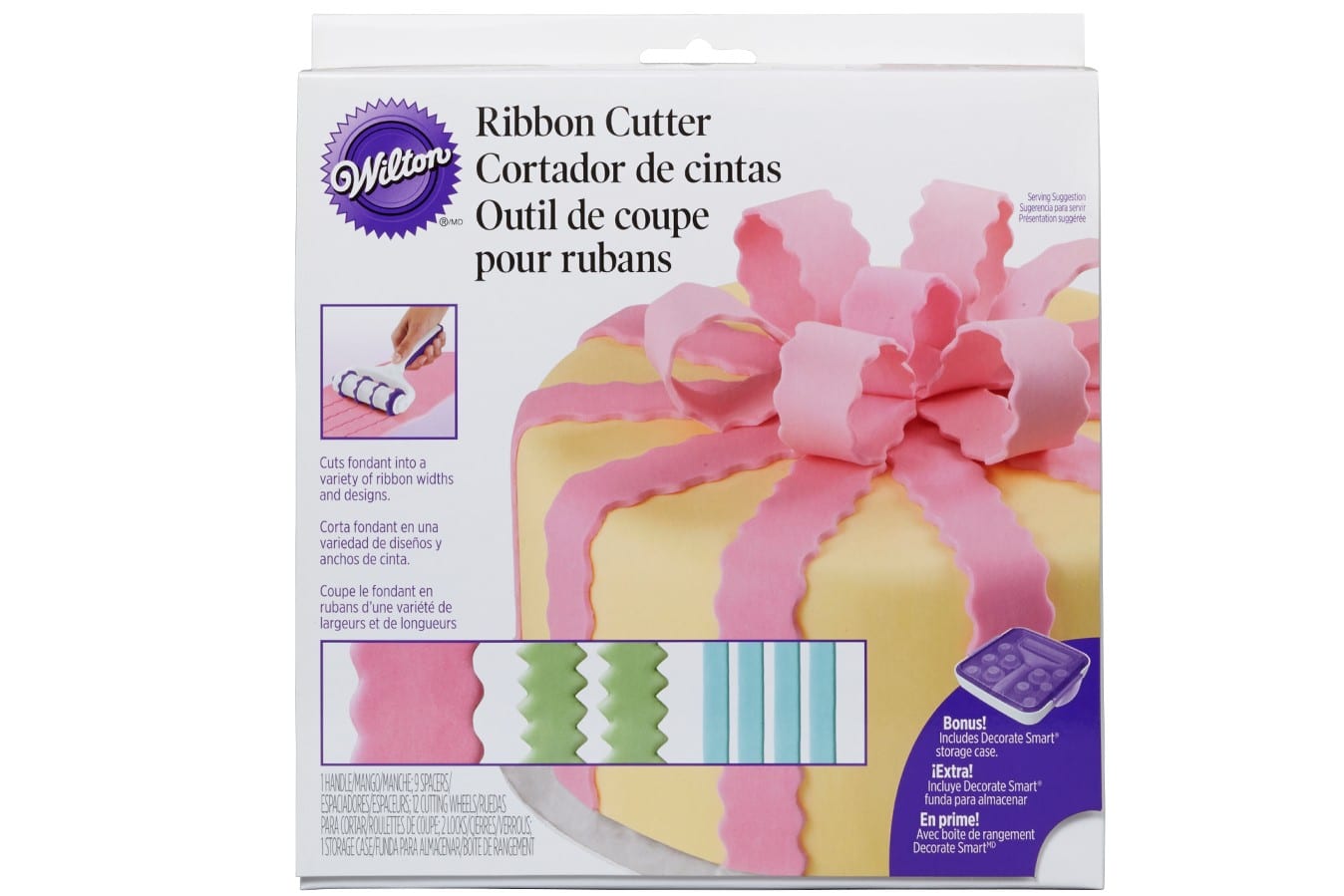 WILTON : RIBBON FONDANT CUTTER SET