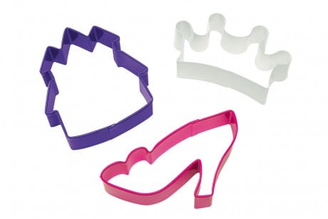 Wilton : Princess Theme Cookie Cutter Set - 3 Pieces