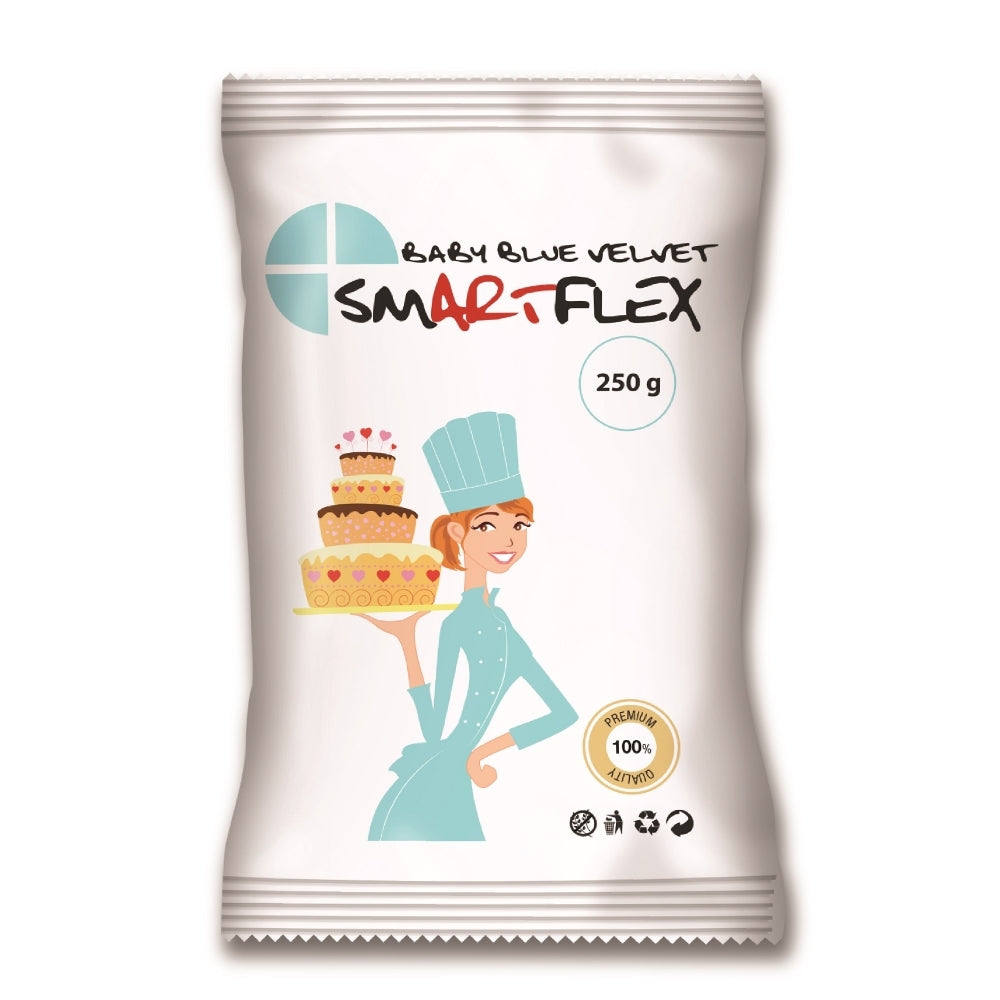 SMARTFLEX - Baby Blue Velvet Sugarpaste