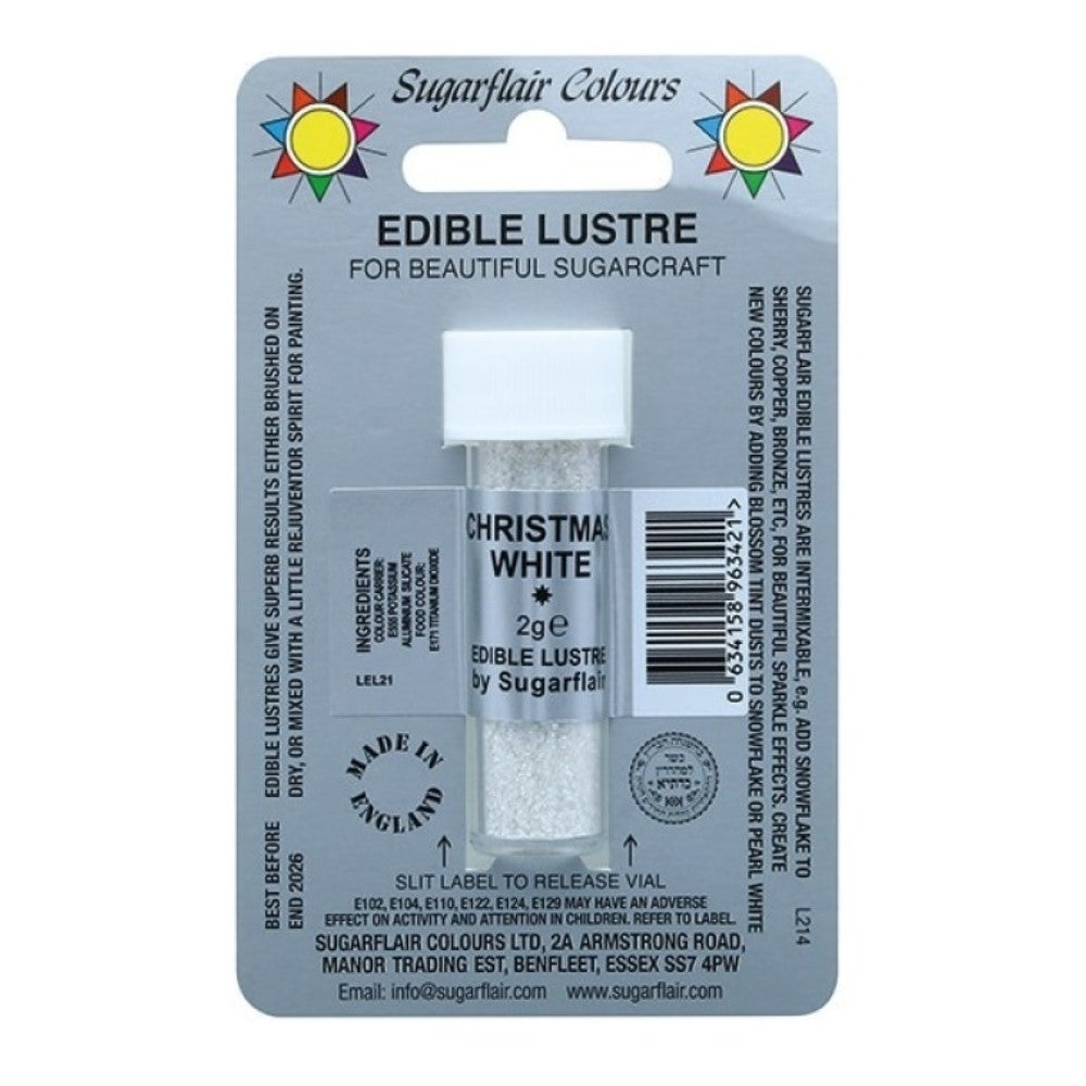 SUGARFLAIR - Edible Lustre Dusting Colours 2g (36 Colours)