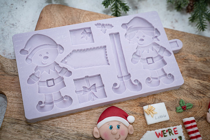 Christmas Elves Silicone Mould