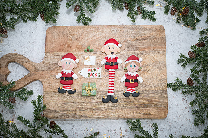 Christmas Elves Silicone Mould