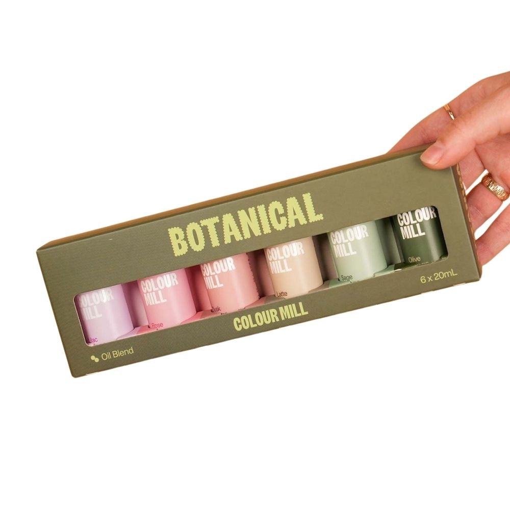 COLOUR MILL Botanical Colours - Gift Set of 6 Oil Based Colouring