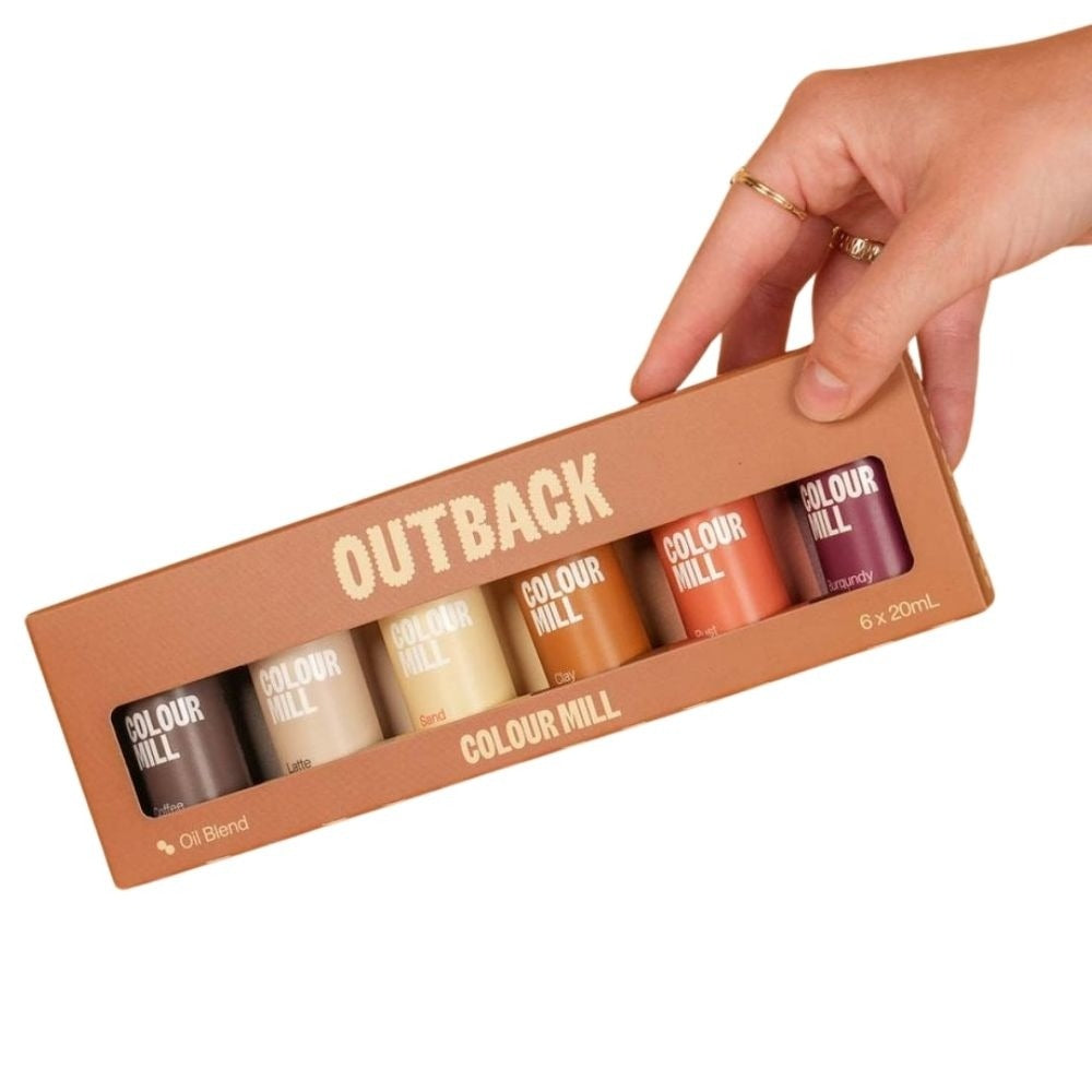 COLOUR MILL Outback Colours - Gift Set of 6 Oil Based Colouring