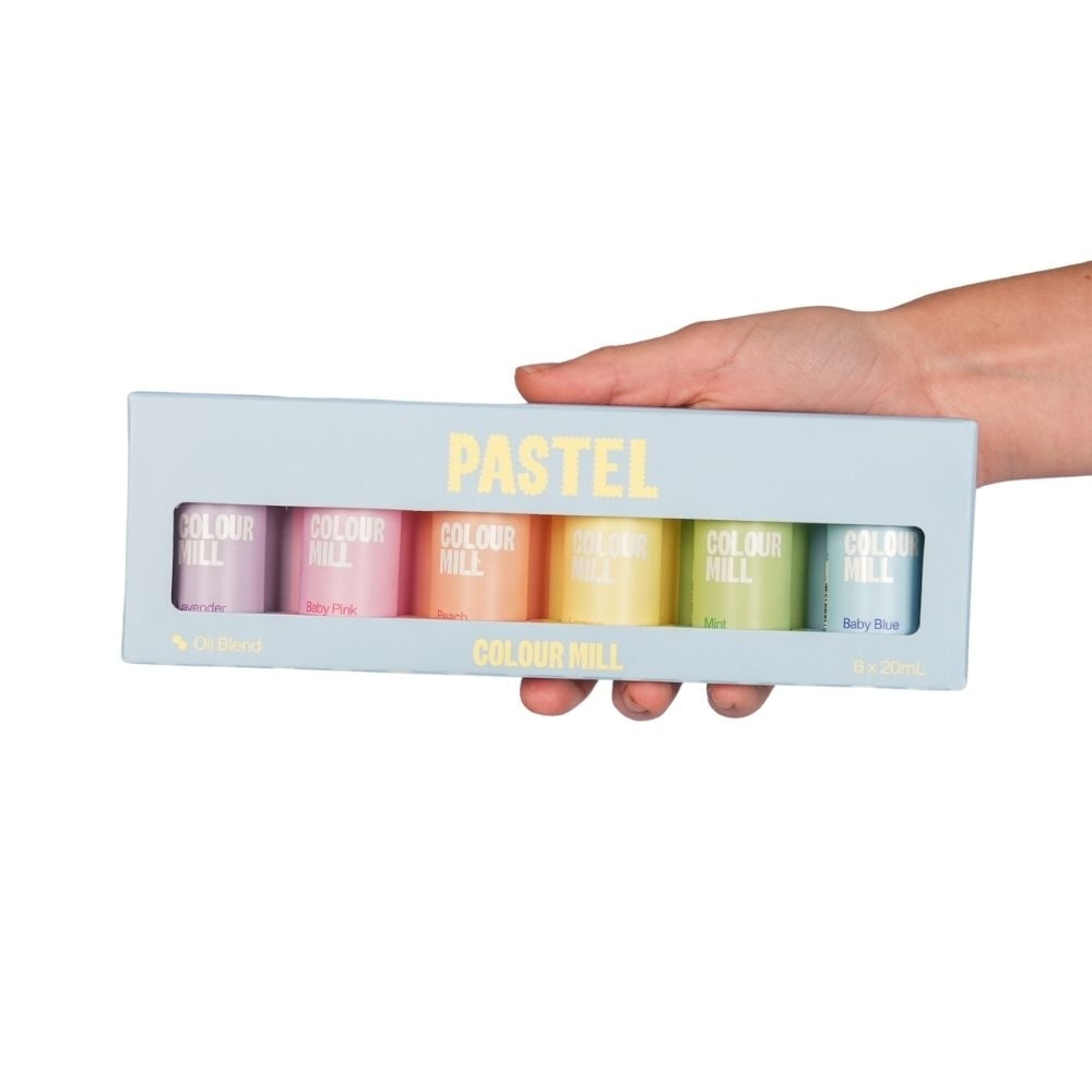 COLOUR MILL Pastel Colours - Gift Set of 6 Oil Based Colouring