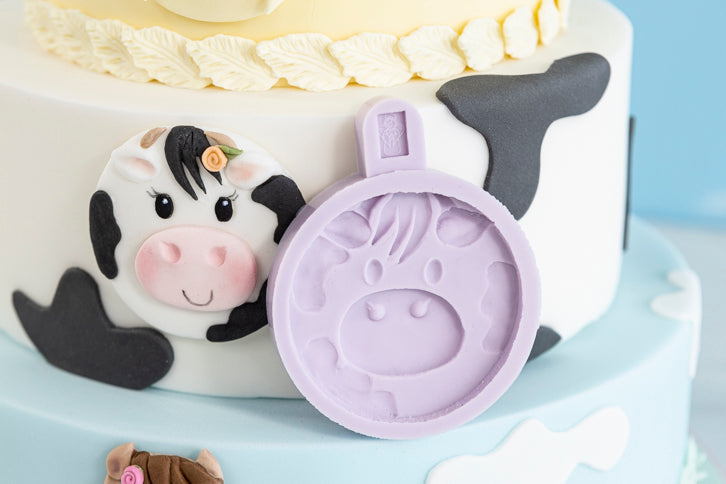 Cow - Farm Faces Silicone Mould
