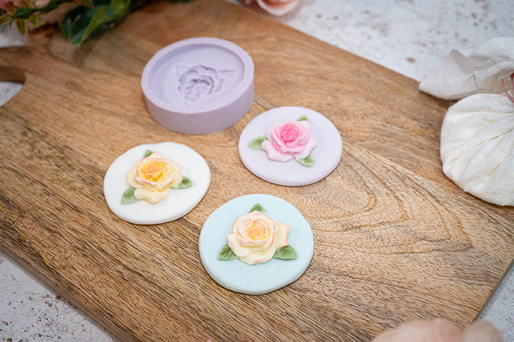 Cupcake Top - Rose Silicone Mould