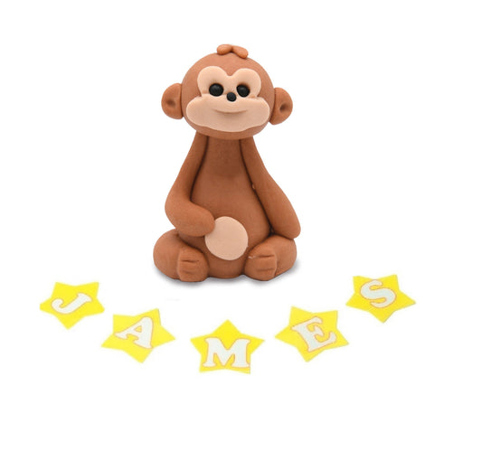 Monkey Set - Edible Cake Topper