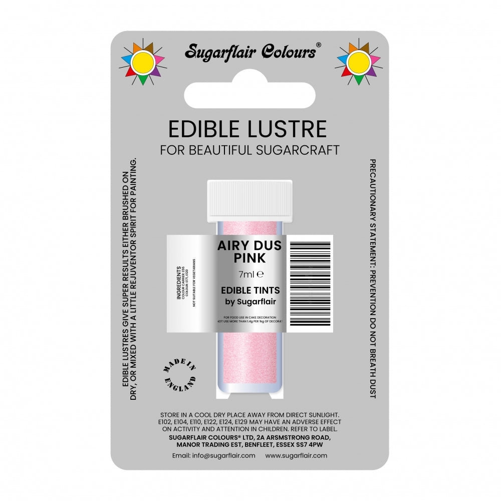 SUGARFLAIR - Edible Lustre Dusting Colours 2g (36 Colours)