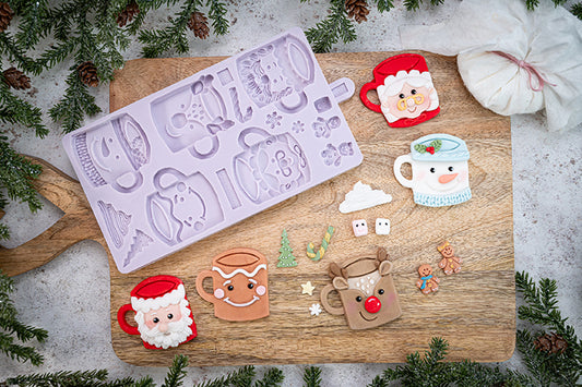 Festive Mugs Silicone Mould