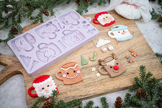 Festive Mugs Silicone Mould