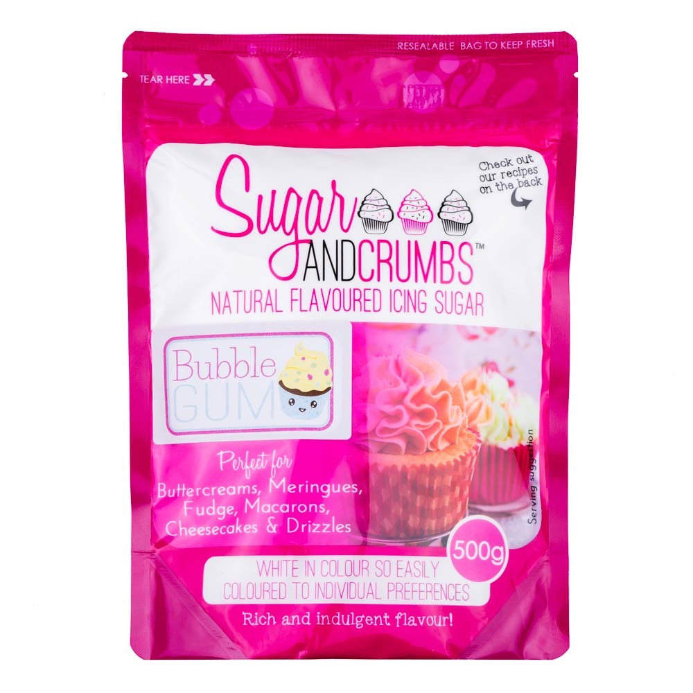 Bubblegum - Flavoured Icing Sugar 500g