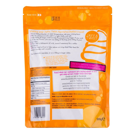 Jaffa Twist - Flavoured Icing Sugar 500g