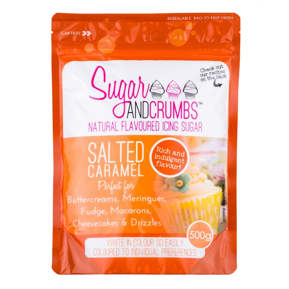 Salted Caramel - Flavoured Icing Sugar 500g