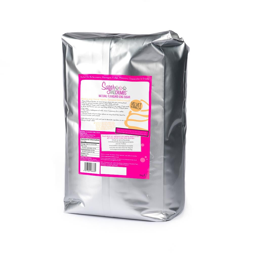 Velvet Vanilla - Flavoured Icing Sugar 5kg