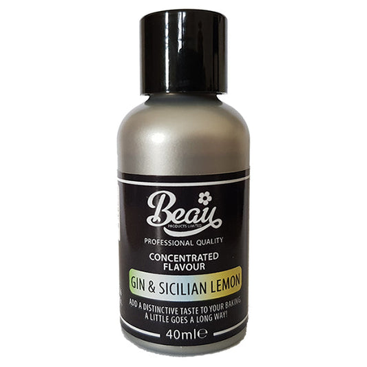 Gin & Sicilian Lemon Flavouring 40ml - BEAU