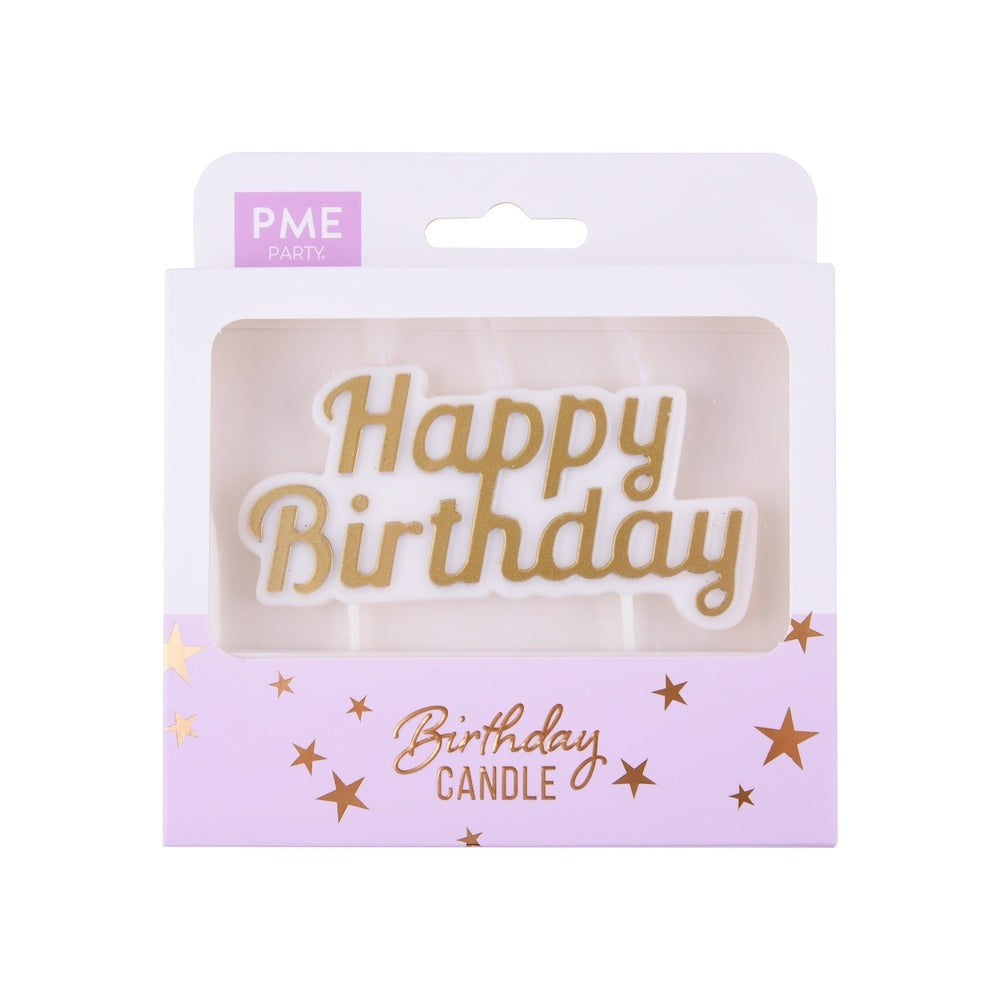 PME - Happy Birthday Candles (7 Colours)