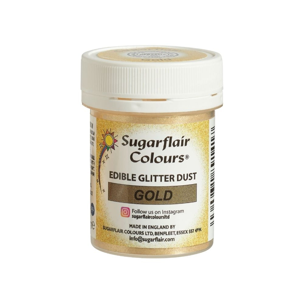 SUGARFLAIR - Edible Glitters Dust 10g (6 Colours)