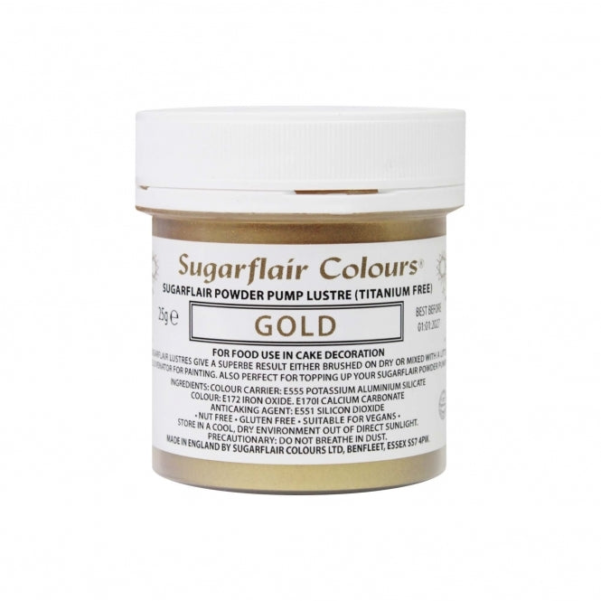 SUGARFLAIR - E171 Free Powder Pump Lustre Refill 25g