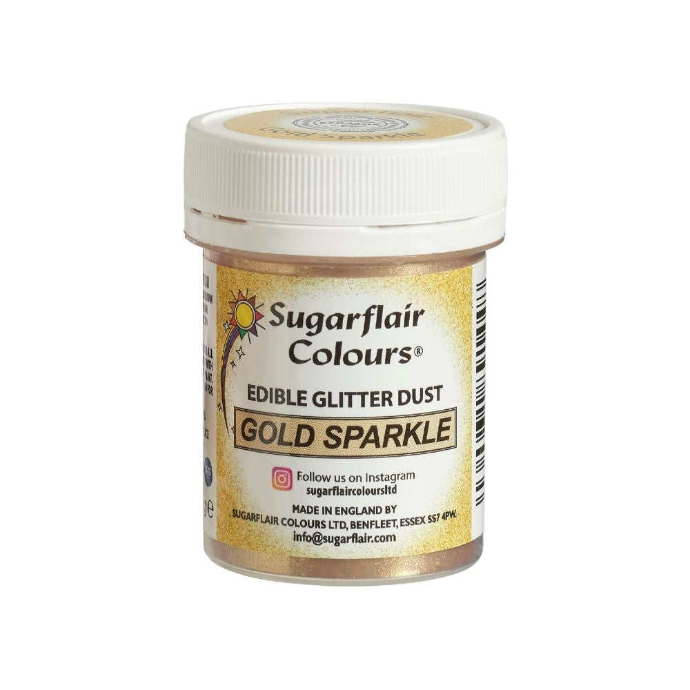 SUGARFLAIR - Edible Glitters Dust 10g (6 Colours)