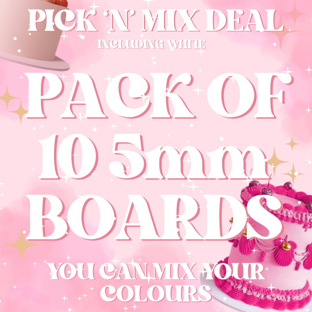 PICK "N" MIX DEAL - Coloured MDF Boards 5mm PK 10