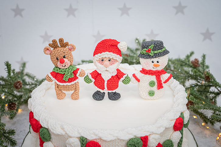 Knitted Christmas Silicone Mould