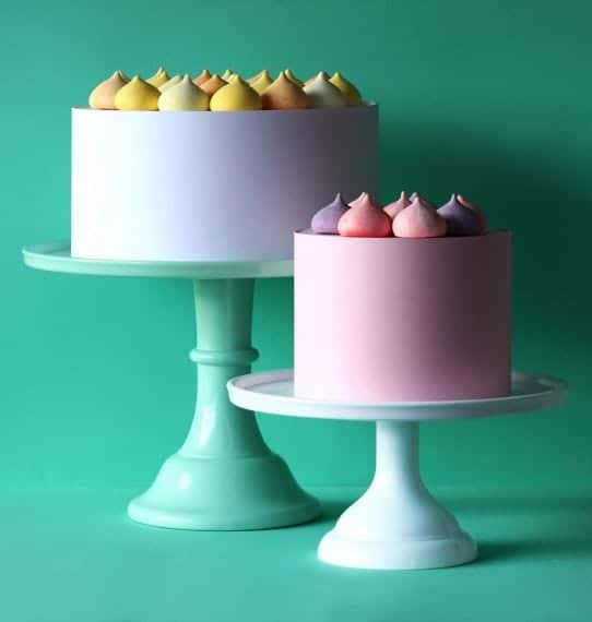 Cake stand- Mint