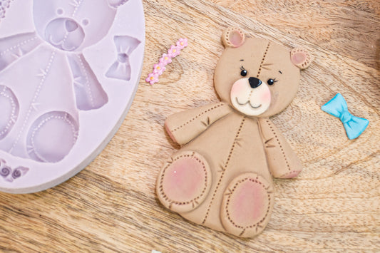 Large Teddy Silicone Mould