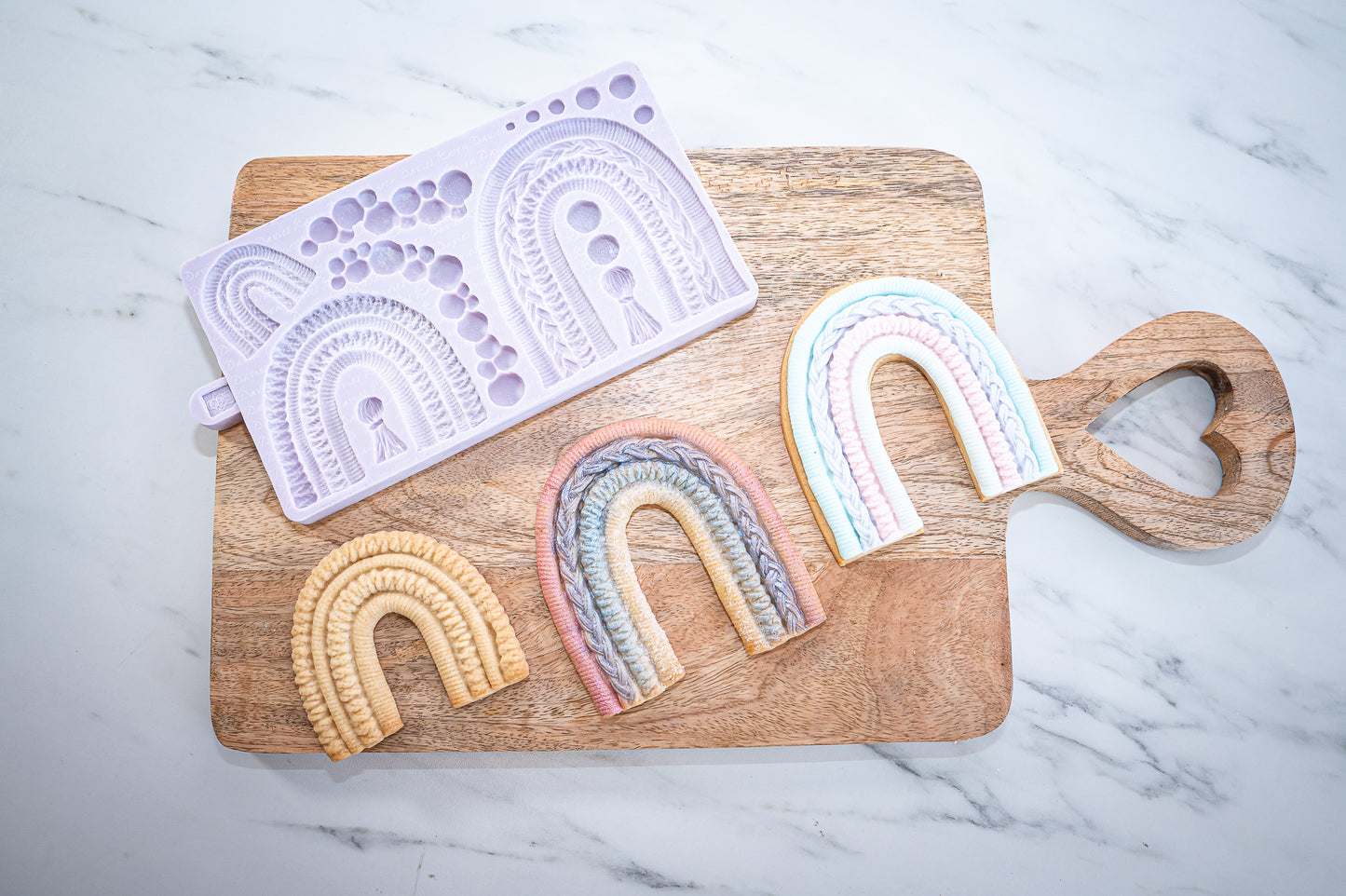 Macrame Rainbow Silicone Mould