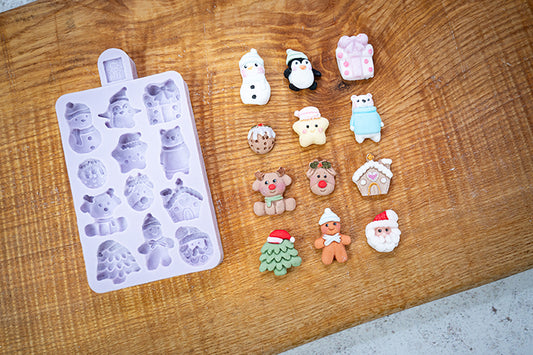 Miniature Christmas Silicone Mould