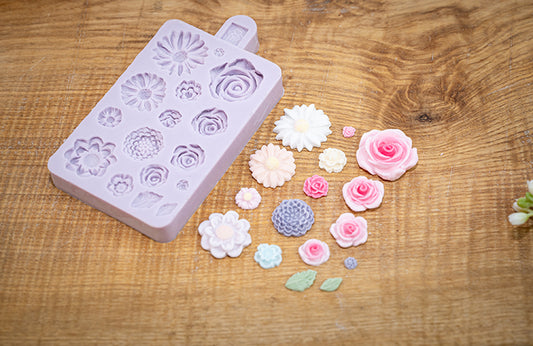 Miniature Flowers Silicone Mould